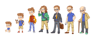 Male Lifestages - Concept Art