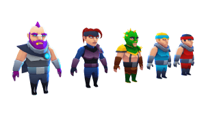 Bastion Blitz Character Minis