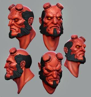 Hellboy Sculpt
